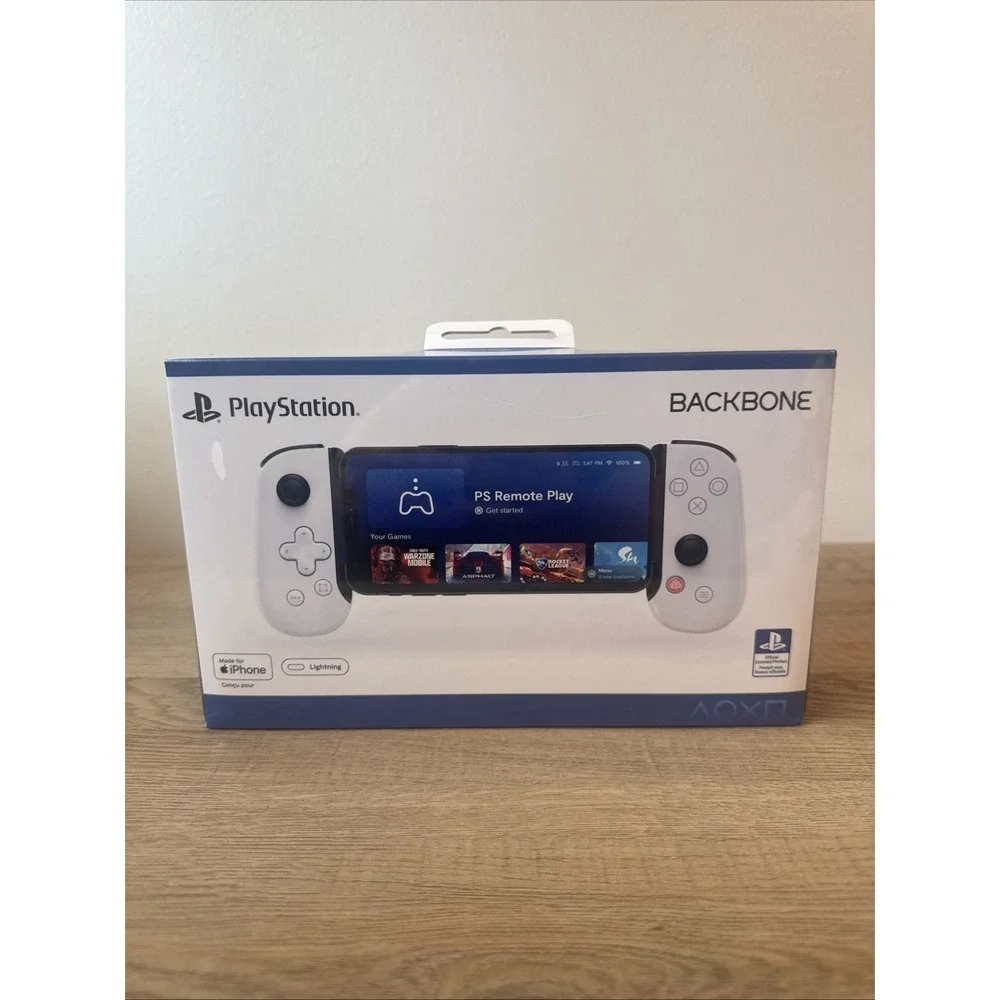 BACKBONE One Mobile Gaming Controller for iPhone (Lightning)-PlayStation Edition